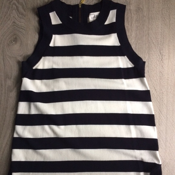 NEW Milly NY Sleeveless Striped Sweater XS (P) - Picture 1 of 6